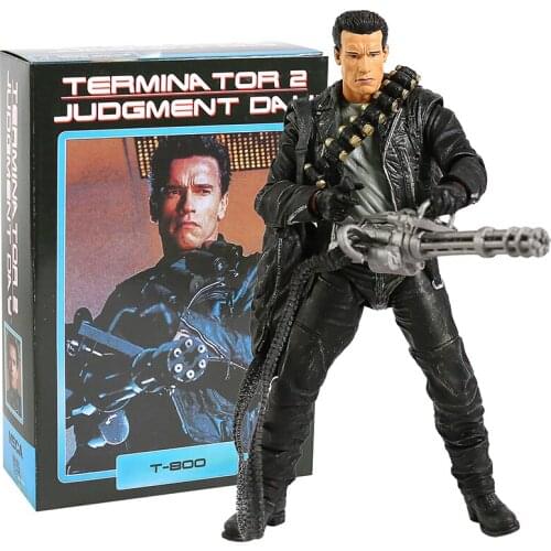 NECA Terminator 2: Judgment Day T-800 Arnold Schwarzenegger Action Figure Collectible Model Toy