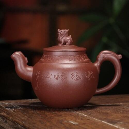 Gifts customized yixing quality goods are recommended sand pot of rhyme sea manual verve coping recommended wholesale