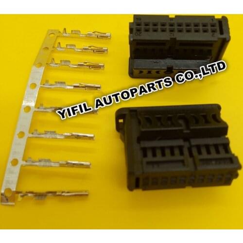 1pcs/lot 20 Pin/Way EVO Host Programming Plug Reversing image Connector With Terminal 20p For BMW