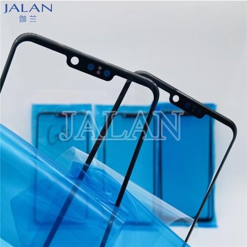 2PCS Glass Panel For LG G8 LCD Display Touchscreen Front Out Of Glass Replacement Repair Phone Parts Change