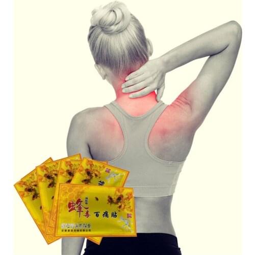 10Bags Fast Stop Pain Patches Far infrared Wild Bee venom Analgesic Plaster Joint Leg Pain Patch Neck Back Body Pain Killer