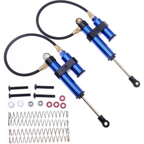 RCAWD 2pcs alloy front and rear 108mm negative pressure shock absorber damper oil filled type for 1-10 RGT 86100 86110 FTX5579