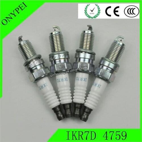 4-6pcs/lot Iridium Spark Plug For Toyota Vios wuling hongguang S 1.5 OEM IKR7D 4759 IKR7D4759