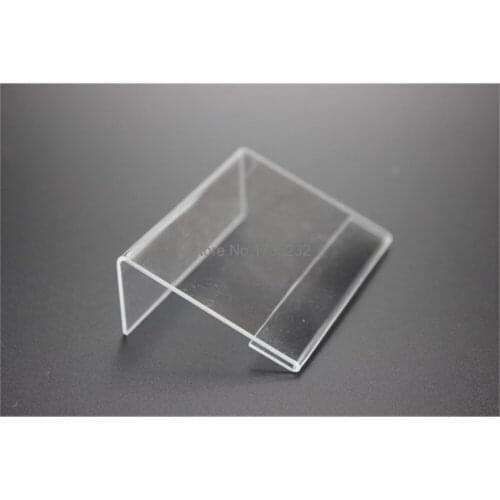 5*7.5CM 50 pcs acrylic desk table tablet stands sign showing stand acrylic price label holder frame price talker