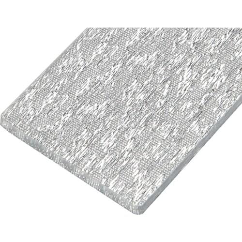 Acrylic/PMMA Fabric Patterned Color Sheets 3.0mm for Jewelries, Crafts, Art Works, Decoration - Silver (CL9613)