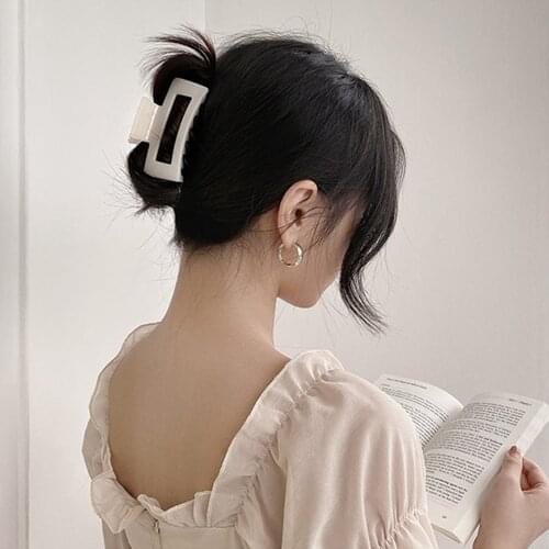 Acrylic Hair Jaw Claw Clip Clamp Thick Hair Big Butterfly Ponytail Holder 8.5cm