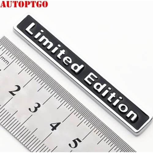 Car Motorcycle Letter Limited Edition Emblem Logo Badge Decal Sticker For Audi Bmw Honda Suzuki Kawasaki Yamaha Harley