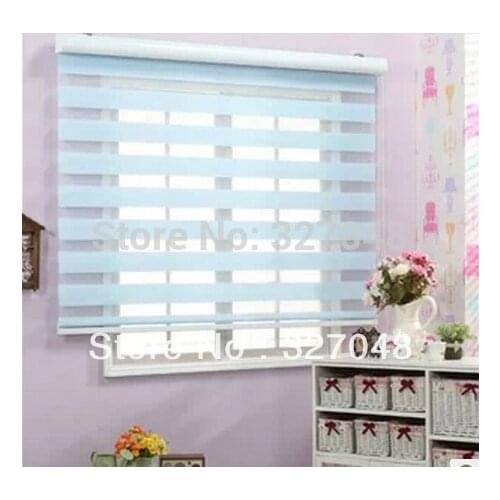 Freeshipping zebra blinds/day and night roller blinds/curtain fabric