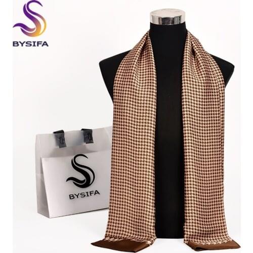 BYSIFA Mens Autumn Scarves
