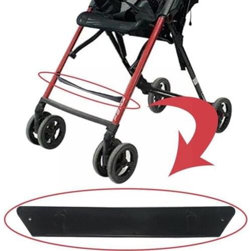 Baby Stroller Non-slip Footpad Pedal Stroller Accessories Compact Plastic Lightweight Footrest Pushchair Anti-skid Black Ba P4N0