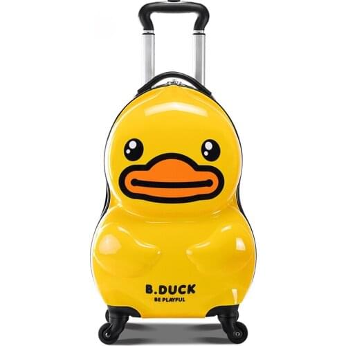 TT Childrens Luggage Female 18-Inch Cute Baby Trolley Case Universal Wheel Childrens Suitcase Male