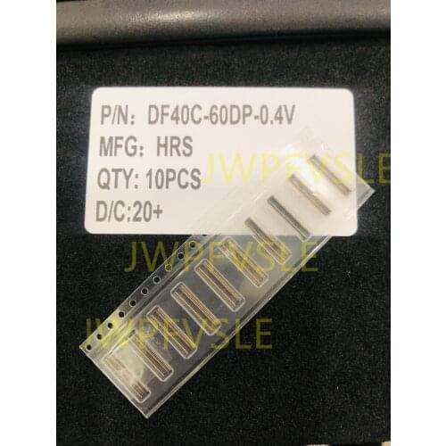 DF40C-60DP-0.4V 60 Position Connector Plug, Outer Shroud Contacts Surface Mount Gold