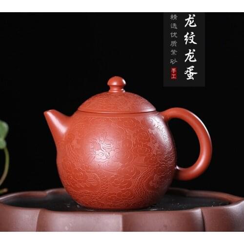 Dragon of the egg are recommended undressed ore dahongpao pure hand-made tea gift box undertakes the teapot authenticity