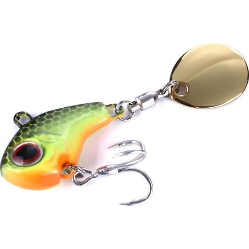 Gorgons Fishing Takcle Sinking Lure 25mm 9g Vibration Metal Mini VIB Spoon Fishing Lure Crankbait Tail Spinner Crankbait