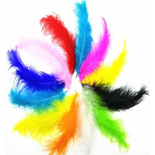 Beautiful Turkey Feathers 100-500pcs/lot 10-15 cm 4-6Inch DIY Wedding Decoration Plumes Clothing Accessories Feathers for Crafts
