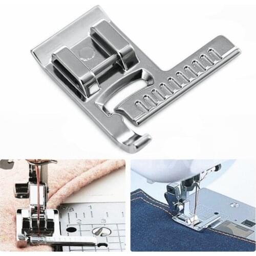 1Pc Snap On Sewing Machine Straight Stitch Guide Presser Foot for Brother Singer 5BB5593