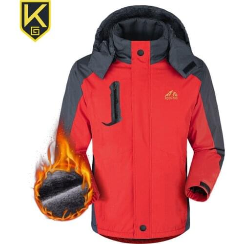 Stormsuit Mens Plush Thickened Windproof Outdoor Mens Warm Cotton Clothes Large Waterproof Sports Coat Windbreaker