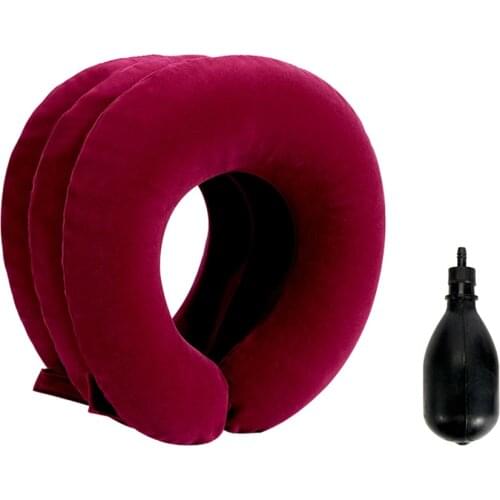 Neck Tractor Inflatable Air Cervical Traction Device Support Traction Device For Pain Relief Neck Head Stretcher Release Massage