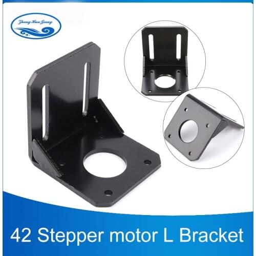 Nema 17 Stepper Motor Bracket 1pcs 42 Mounting L Bracket Fixed Mounts Seat for CNC Motor 3D Printer
