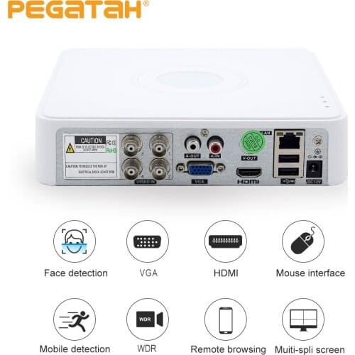 NEW HD 5MP DVR 4Channel CCTV AHD DVR AHD-N Hybrid DVR 1080P DVR 5in1 Video Recorder For AHD TVI CVI CVBS Analog Camera IP Camera