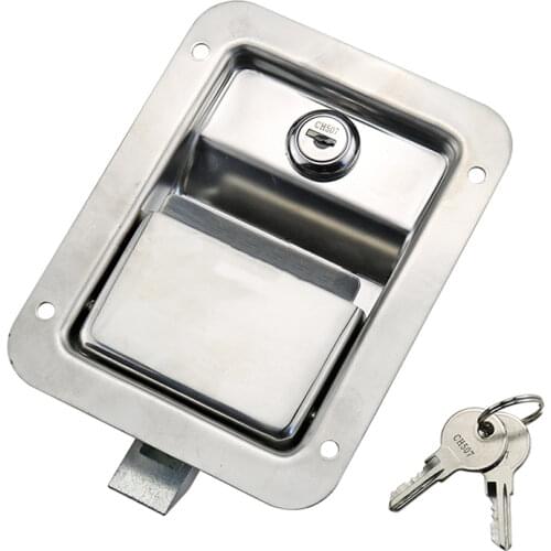 Trailer Truck Door Lock Engineering Vehicle Electric Cabinet Knob Fire box Toolcase Pull Industrial Equipment RV Handle Hardware