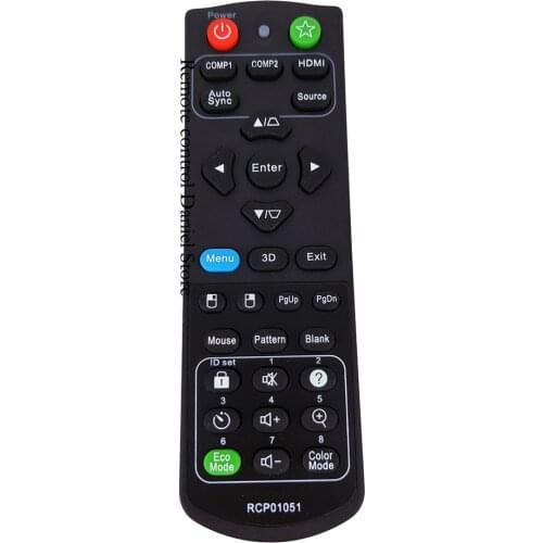RCP01051 Remote Control Replace For ViewSonic Projector PJD5255 PJD5555W PJD5155 PJD5250 PJD5151 PJD5153 PJD5253 PJD6351LS