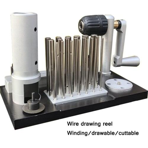 Manual Metal Wire Winder Jewelry Tool Small Hand-Operated Wire Device Copper Wire Reel Can Be Wound Wire Drawing And Cutting