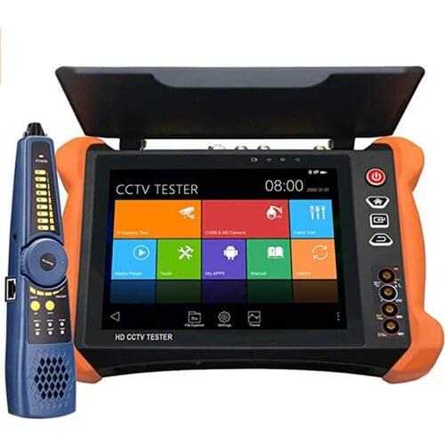 X9-MOVTADHS 8" HD CCTV Tester IP Camera Tester Monitor 4K Resolution AHD CVI TVI SDI Full Function