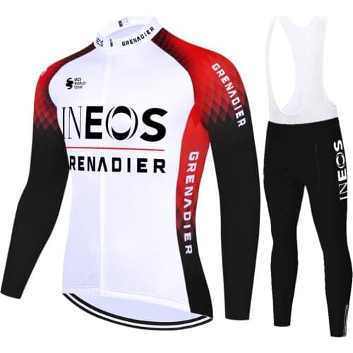 2020 ineos cycling jersey Winter Thermal Fleece Long Sleeve roupa ciclismo Outdoor Riding winter pants grenadier cycling set