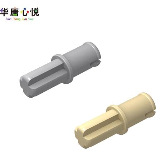 3749 20 PCS Smooth Half Cross Shaft Half Bolt High-Tech Axle Pin Connectors Bush Toys For Children Building Blocks Compatible