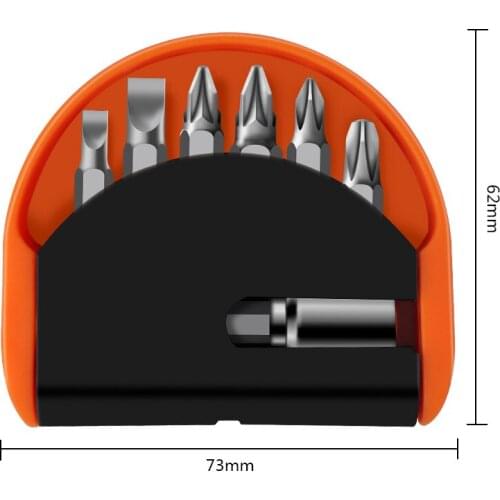 7-piece set of chrome vanadium steel screwdriver bit set, mobile phone disassembly and assembly screwdriver set set combination