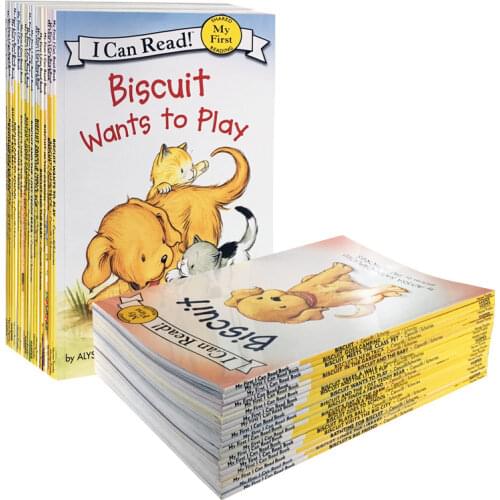 20 books/set Biscuit Series English Picture Books I can read Children story book Early Educaction reading Book for baby kids