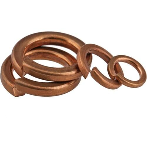 Brass Spring washer Bronze Copper Brass Split Spring Lock Washer M3 M4 M5 M6 M8 M10 M12
