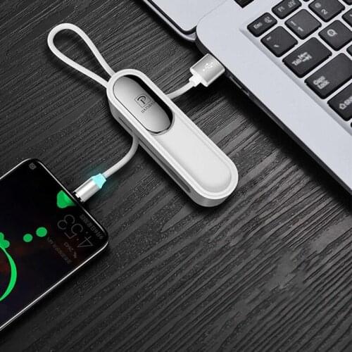 3 in 1 Magnetic Charging Cable Universal Fast Charging Mobile Phone Charger Cord USB Type C Data Transfer Charging Cable