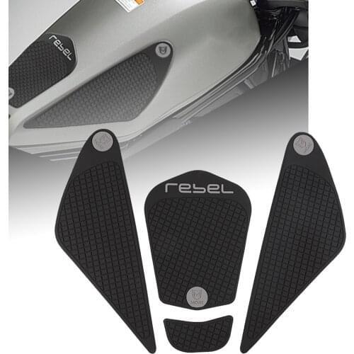 Motorcycle FOR Honda CMX 300 500 REBEL300 REBEL500 2015-20 19 2018 2016 Non-Slip Side Fuel Tank Stickers Waterproof Pad Rubber
