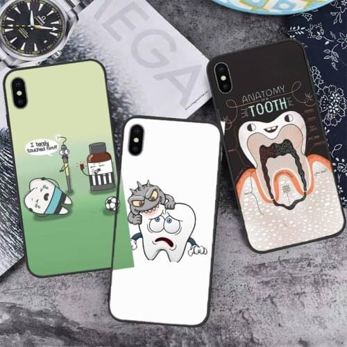 NEW ARRIVAL Dental Definitions tooth Phone Case for iPhone 11 12 pro XS MAX 8 7 6 6S Plus X 5S SE 2020 XR mini