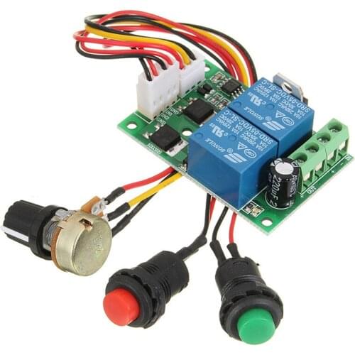 PWM DC 6V 9V 12V 24V 3A DC Motor Speed Controller Forward Backward Reversible Switch