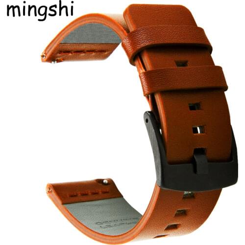 Leather Strap FOR Samsung Galaxy Watch Active 2 40/44mm Gear sport wrist watchband 20mm Watch strap samsung active2 3 42mm band
