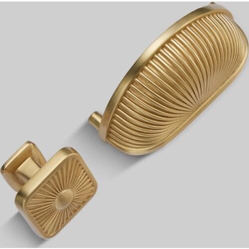 Shell Shape Zinc Alloy Kitchen Cabinet Knobs and Pulls drawer knobs