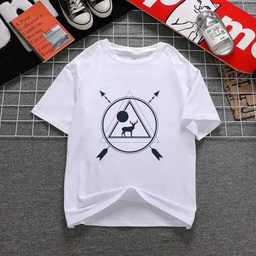 Special Black and white Print t-Shirt Women Fashion Short Sleeved Casual Harajuku 90s Tshirt kawaii graphic girl T-shirt