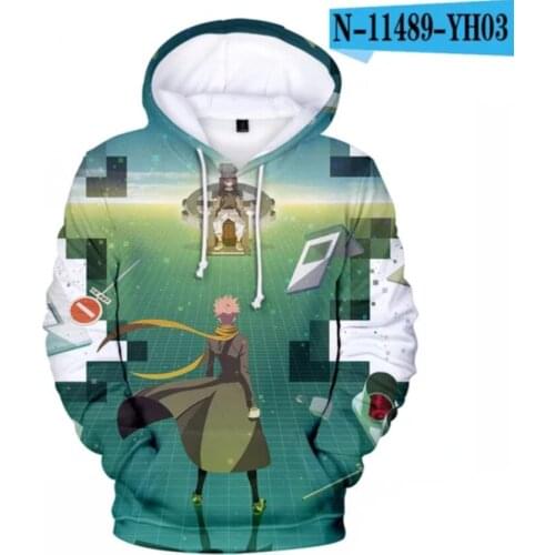 New ID:INVADED Mens Hoodie Soul eater Hoody Sweatshirt Good Quality Kids Anime hoodie soul eater 3D Printing Boys Girls Outwear