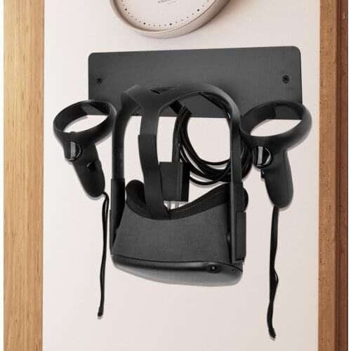 Universal VR Headset Wall Mount Holder for Rift-S Quest Vive Pro Play-station VR Valve Index Display Storage Stand