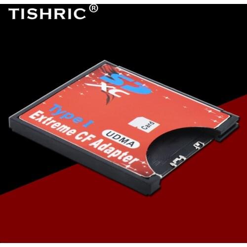 TISHRIC High Quality WiFi SD to CF Card Adapter SDHC SDXC Flash Type Memory Card Reader Converter For SLR Camera