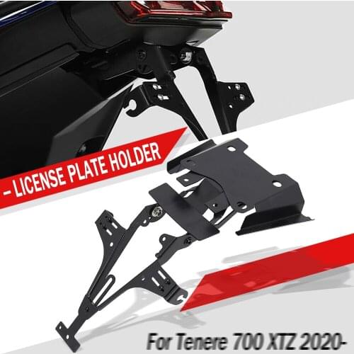 NEW Motorcycle accessorie rear number plate holder for Yamaha Tenere 700 XTZ 2020 2021 fender rear plate TENERE 700 Tenere700
