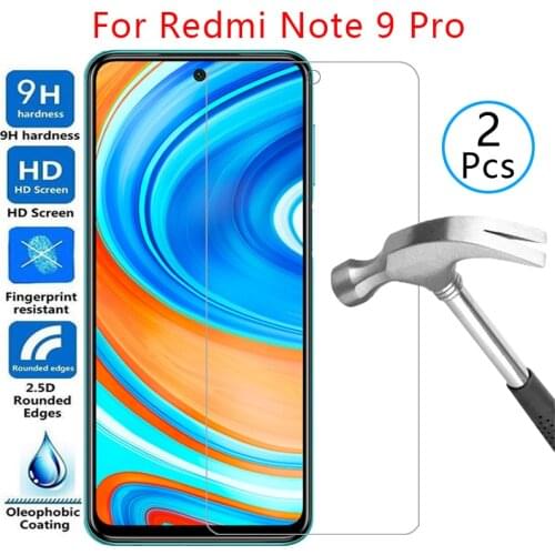 Tempered glass screen protector for xiaomi redmi note 9 pro case cover ksiomi note9pro note9 not 9pro protective phone coque bag