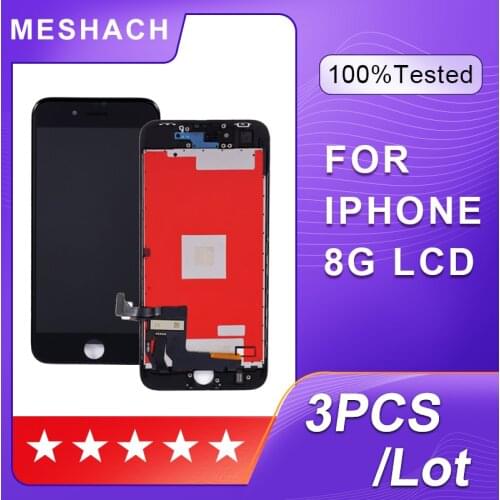 LCD Display 2PCS 3PCS/Lot Price For iPhone Wholesale Assembly Touch Screen For Apple 8 8G Replacement Digitizer No Dead Pixels