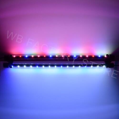 14-58CM 220V Aquarium Light Fish Tank Submersible Light Lamp Waterproof Underwater LED Plant Light Aquarium Lighting accessoires