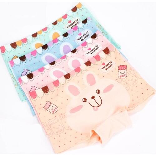 HPBBKD 3pcs/lot Girl Cartoon Panties Cotton Children Breathable Underwears Boxer Panties For Girls Kids Shorts Pants GU027