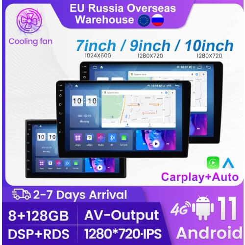 MEKEDE M600S 7862 6GB+128GB 1280*720 Android 11 Universal Auto Stereo GPS MAP for Volkswagen Nissan Hyundai Kia Toyota Honda