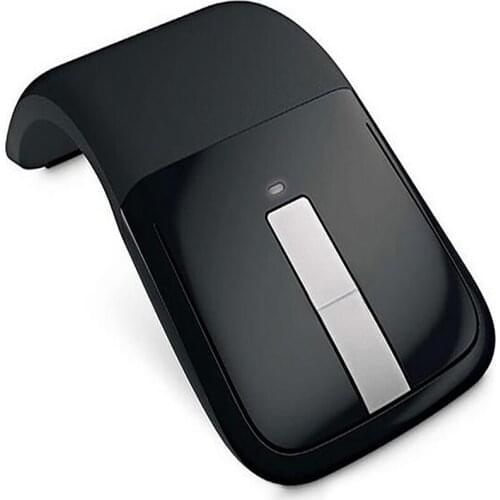 Bluetooth Wireless Mouse Arc Touch Portable Ergonomic Computer Mouse Folding Optical Mini Mice for Notebook Laptop Tablet Phone